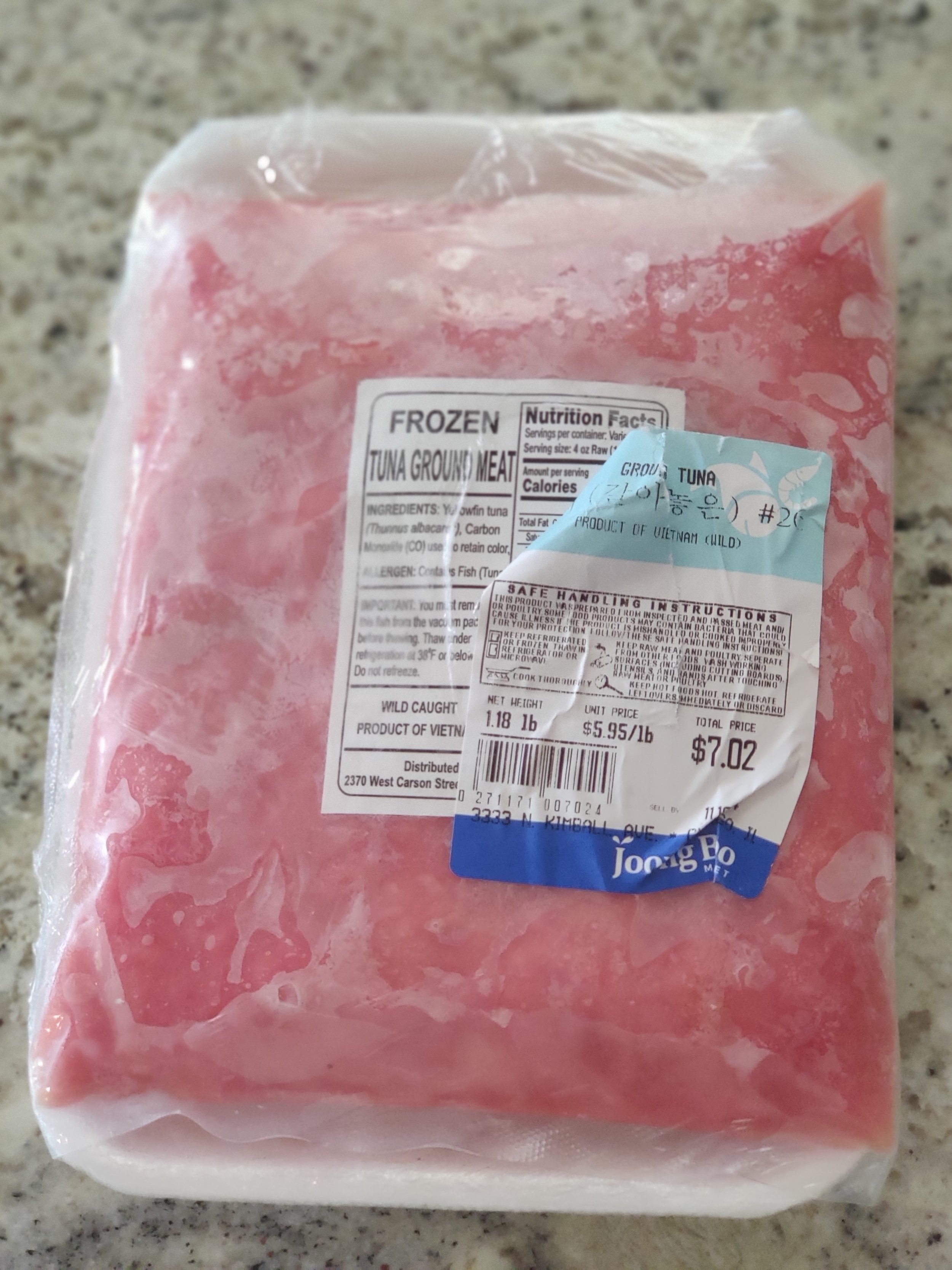 Product Review: Ground Tuna Meat from Joong Boo Market